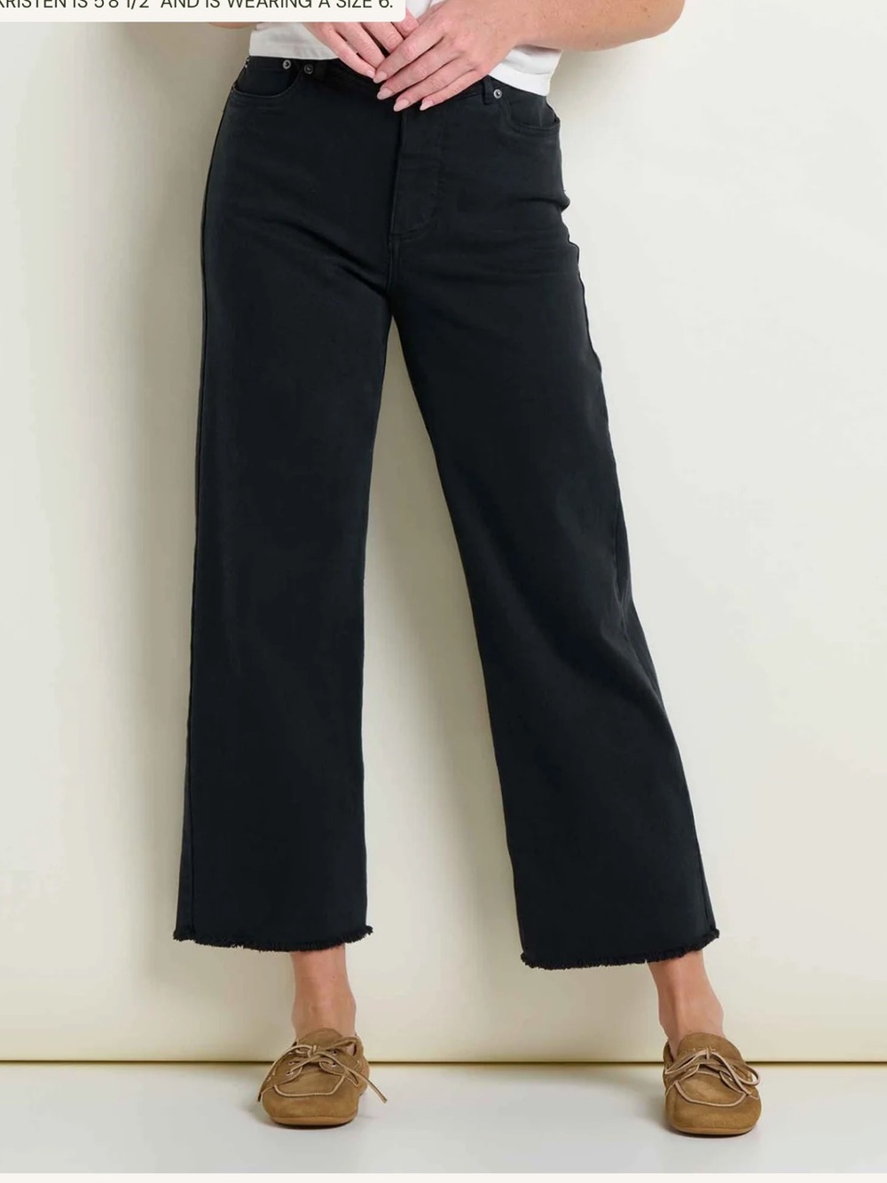 Toad & Co Women’s Balsam Cutoff Jeans in Washed Black Size 8 NWT Organic Cotton